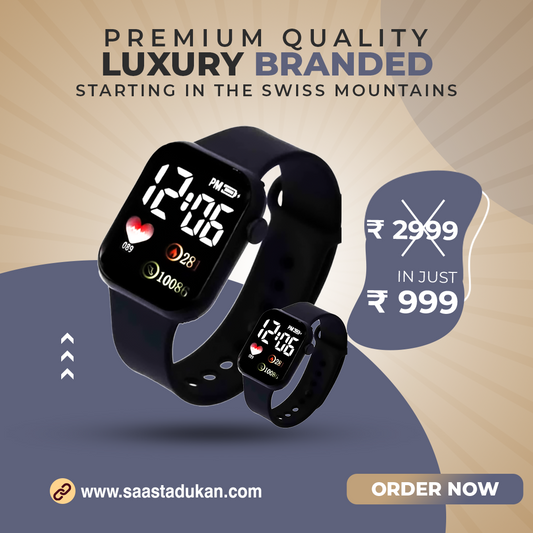 Branded Premium Luxury Digital Watch
